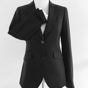 Theory | Rex Tailor Wool Blazer Womens Size 00  Brown Two Button V-neck